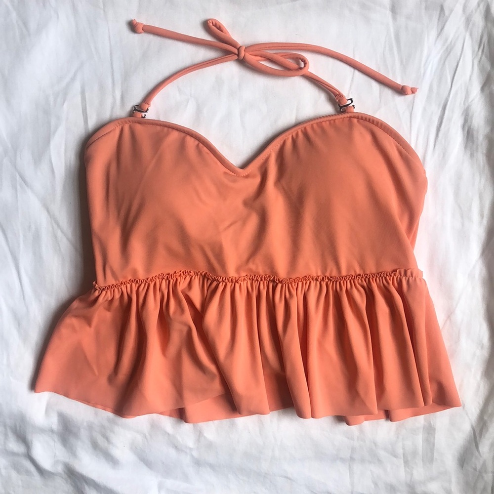 Kortni Jeane Peach Bikini Top